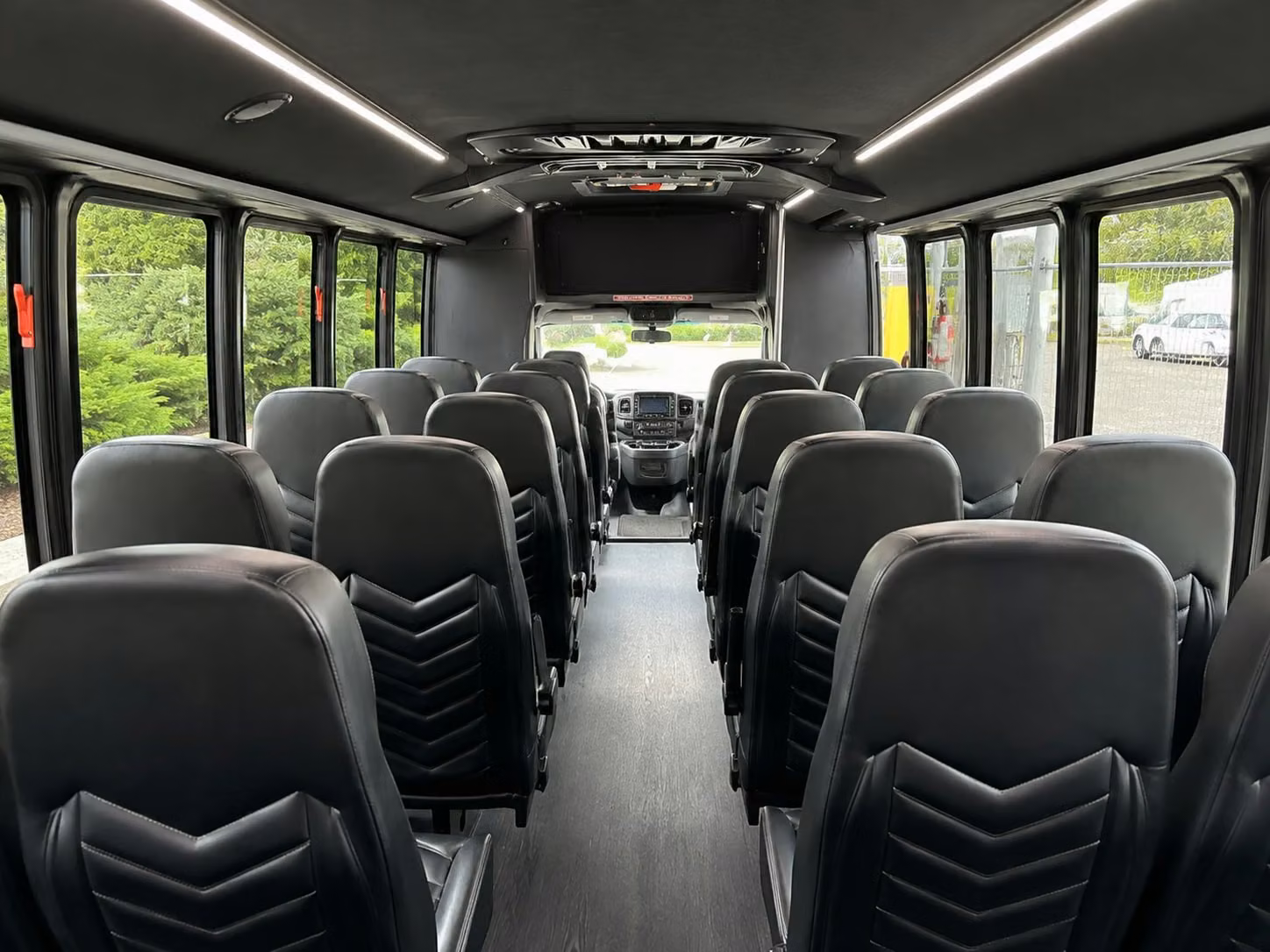 18 passenger minibus inside