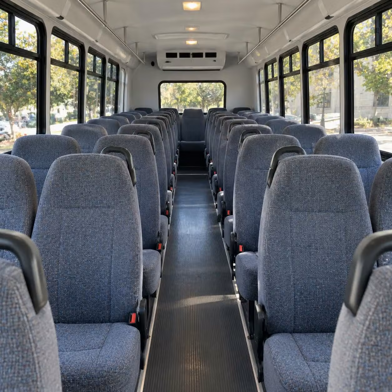 30 passenger minibus inside