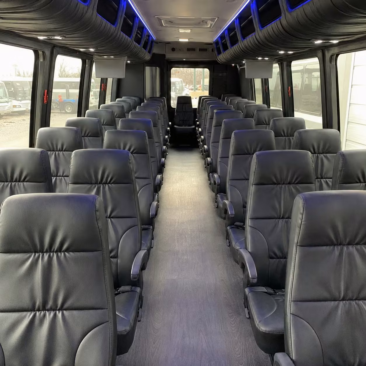 35 passenger minibus inside