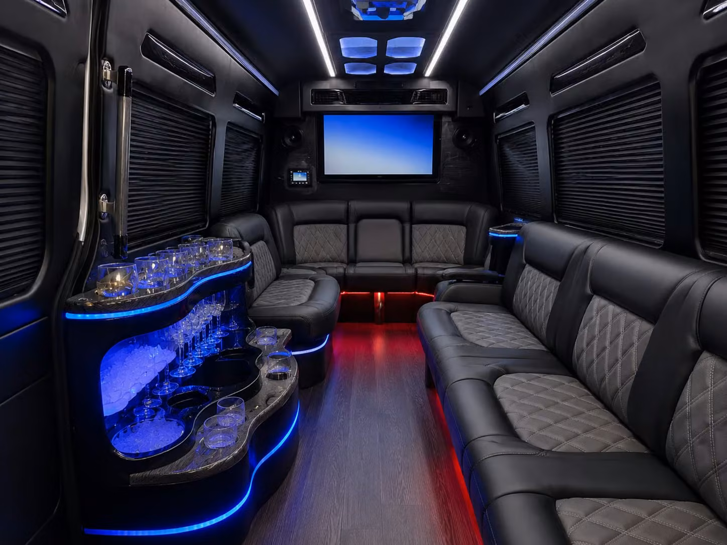 bus rental options for little rock trips