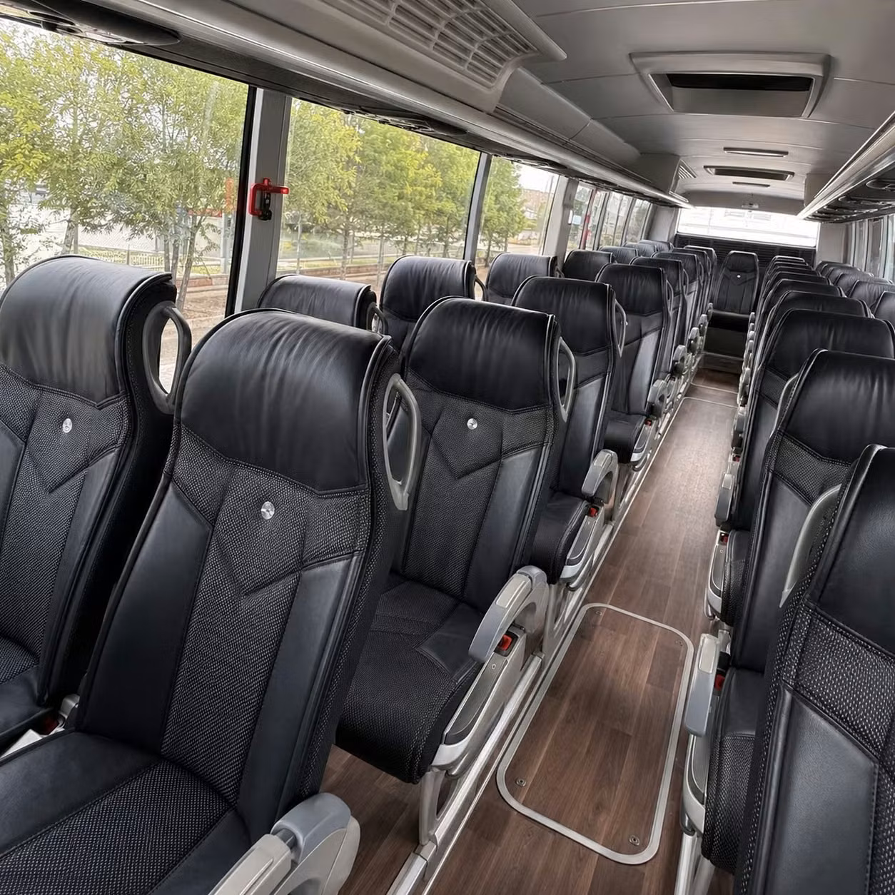little rock charter bus rental inside